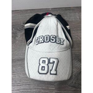 Vintage Men Sidney Crosby 87 NHL Fan Cap Snap Back White